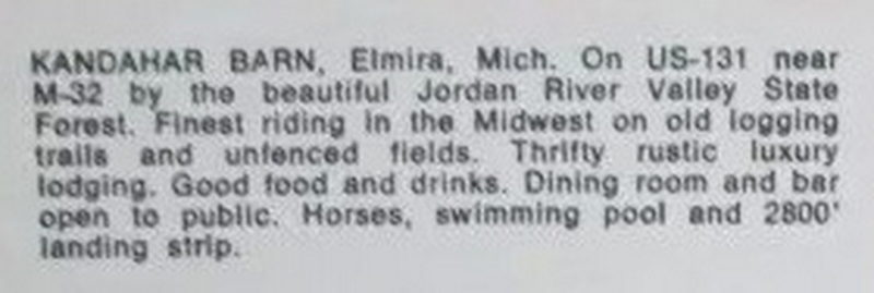 Kandahar Barn - Vintage Postcard (newer photo)